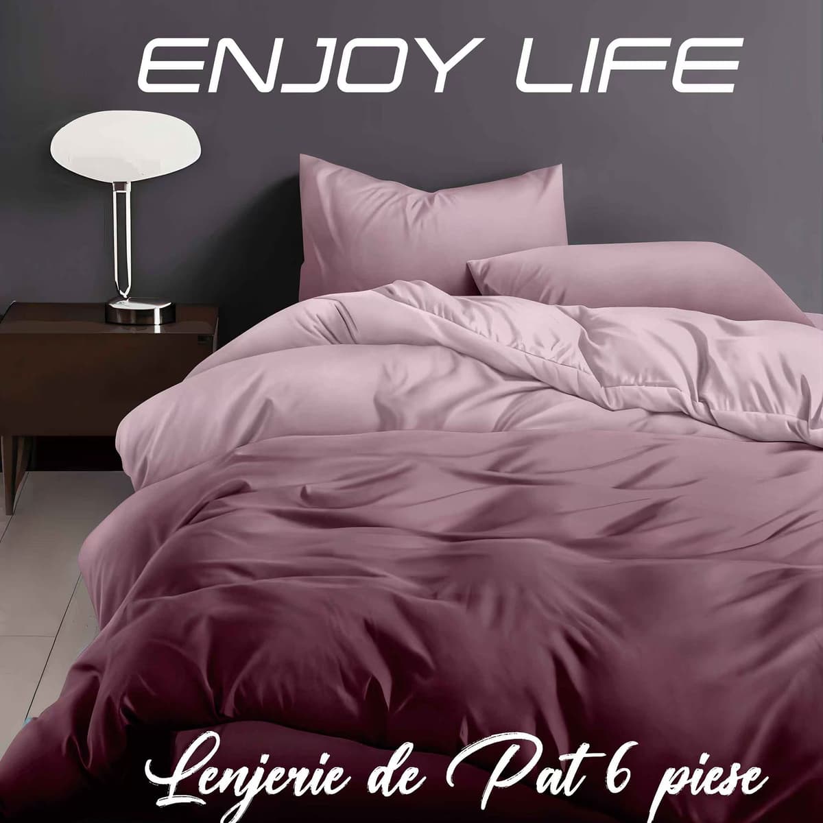 Lenjerie de pat Finet „Enjoy Life”
