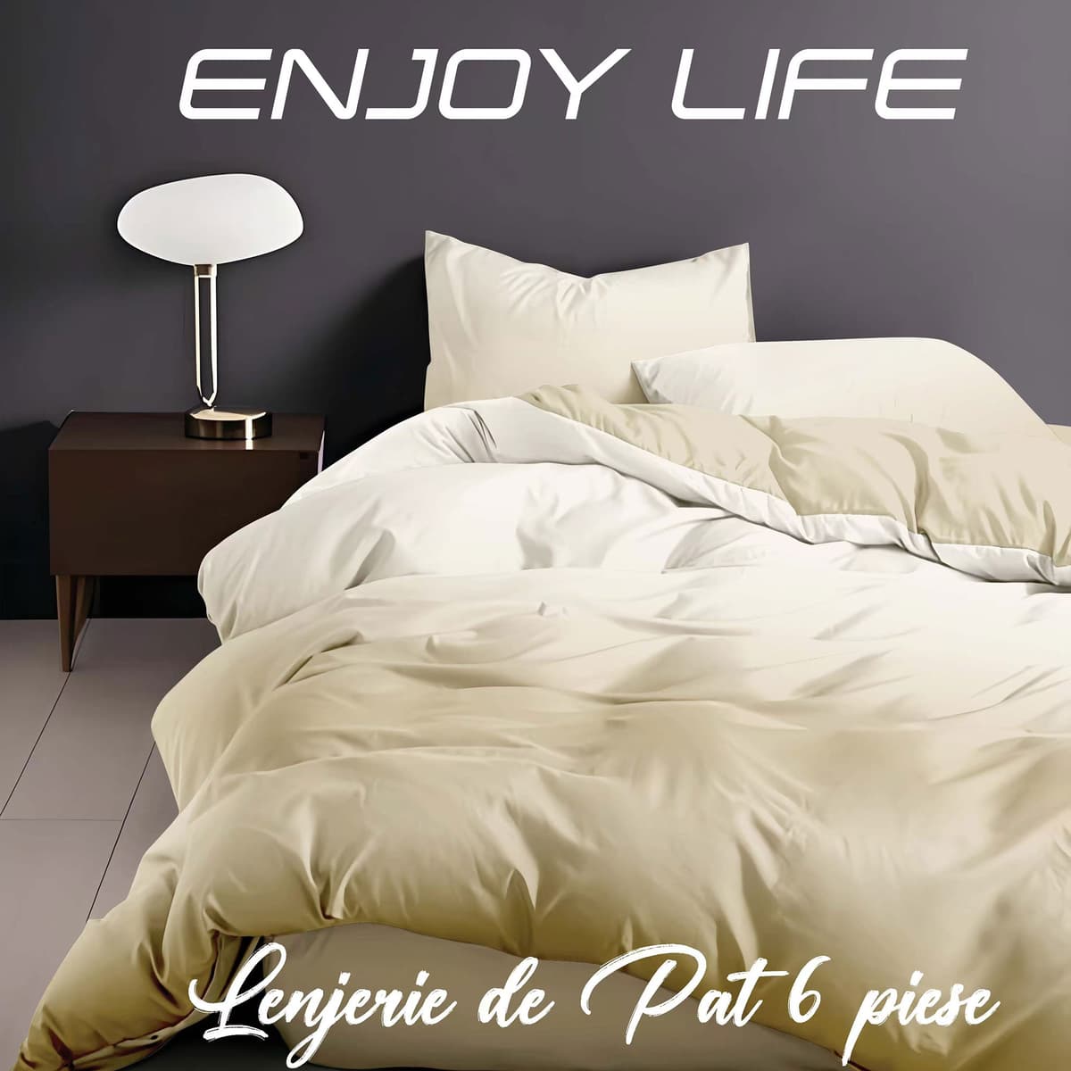 Lenjerie de pat Finet „Enjoy Life”