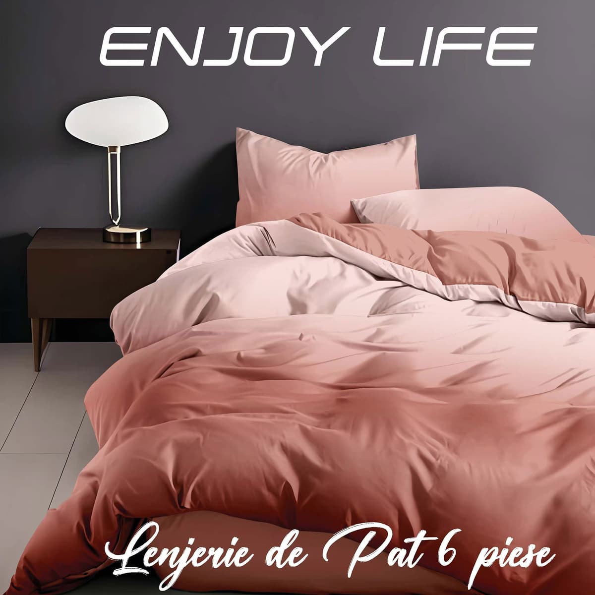 Lenjerie de pat Finet „Enjoy Life”