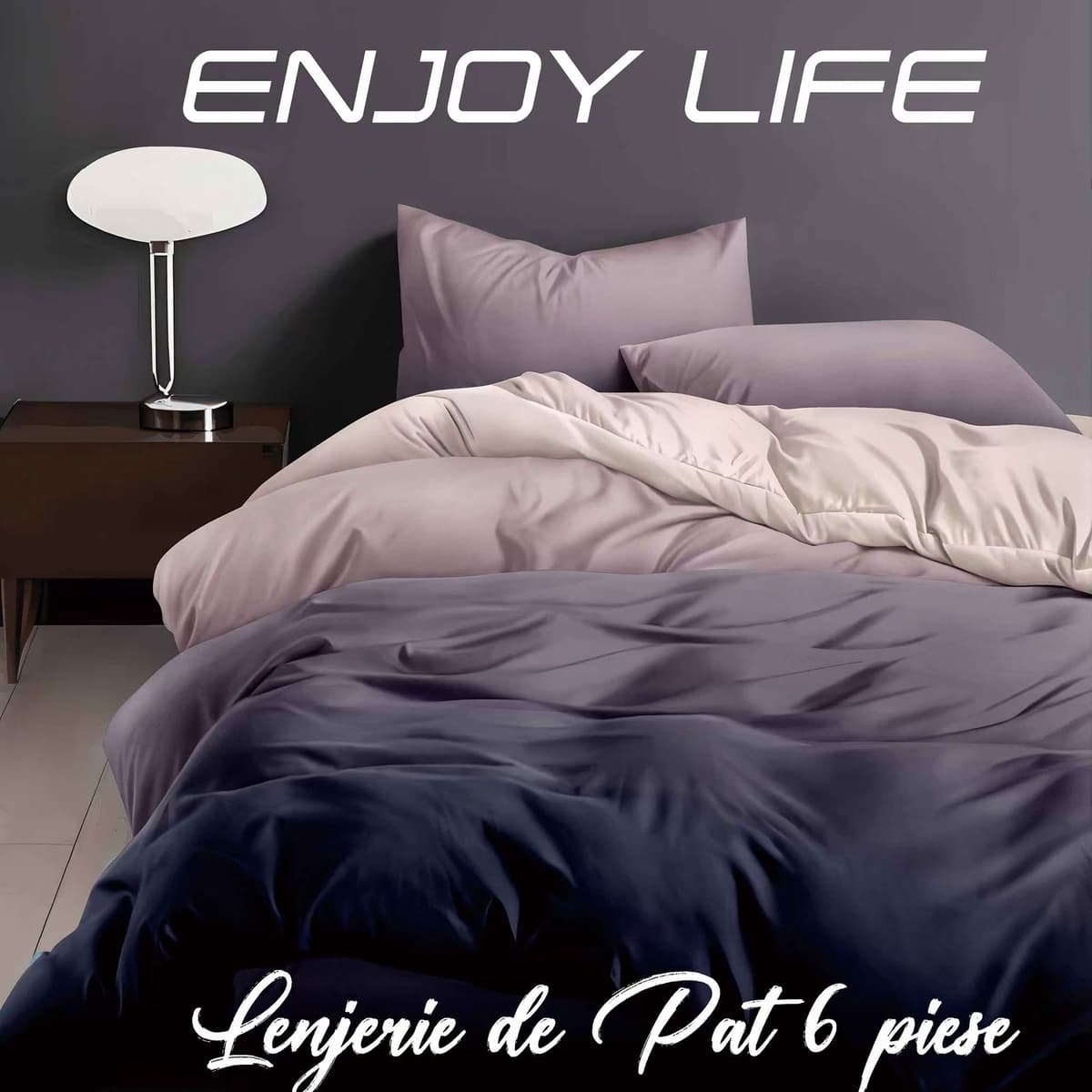 Lenjerie de pat Finet „Enjoy Life”
