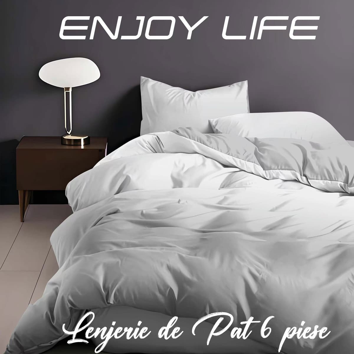 Lenjerie de pat Finet „Enjoy Life”