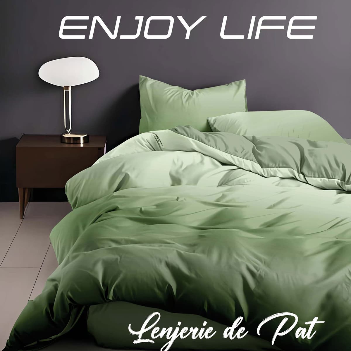 Lenjerie de pat Finet „Enjoy Life”