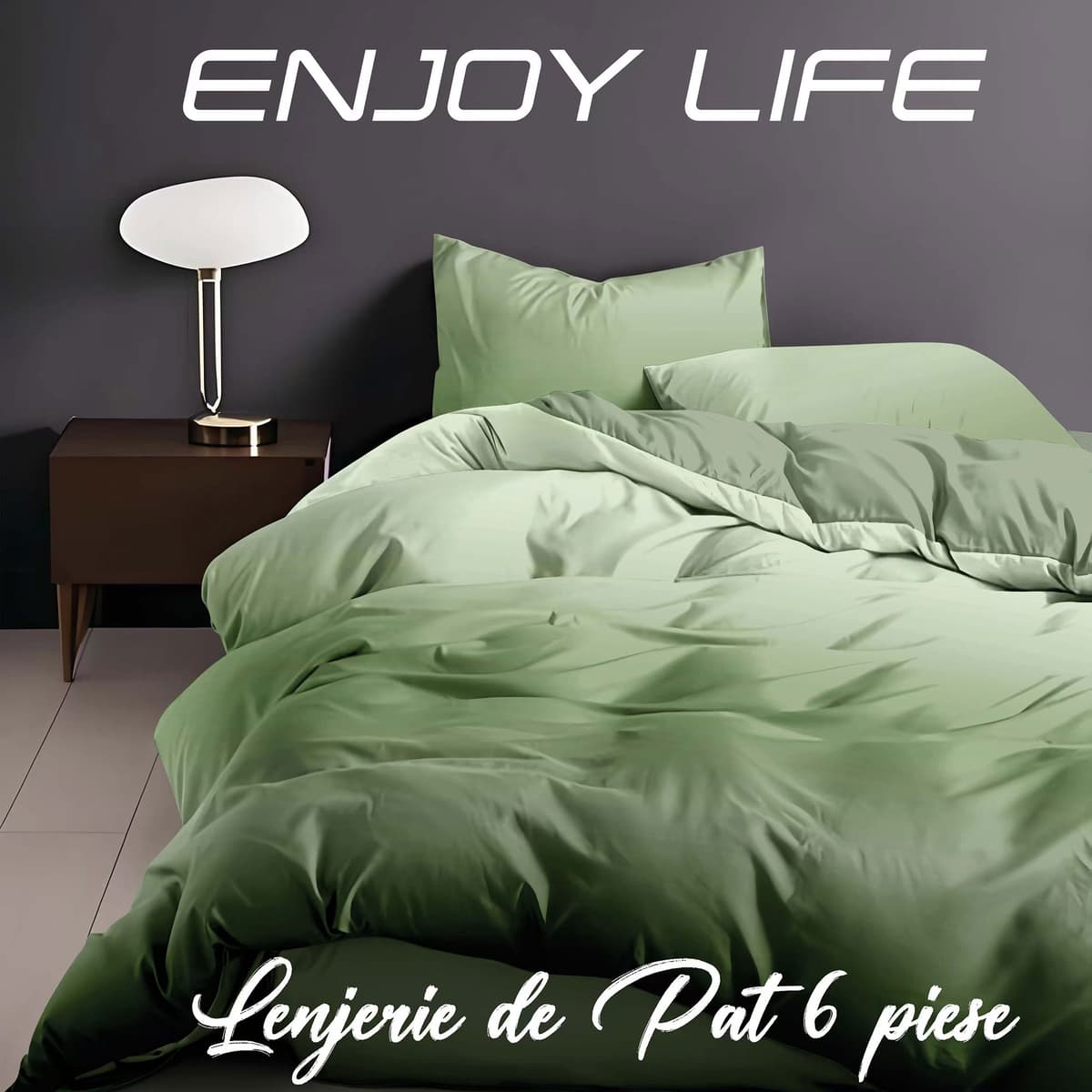 Lenjerie de pat Finet „Enjoy Life”