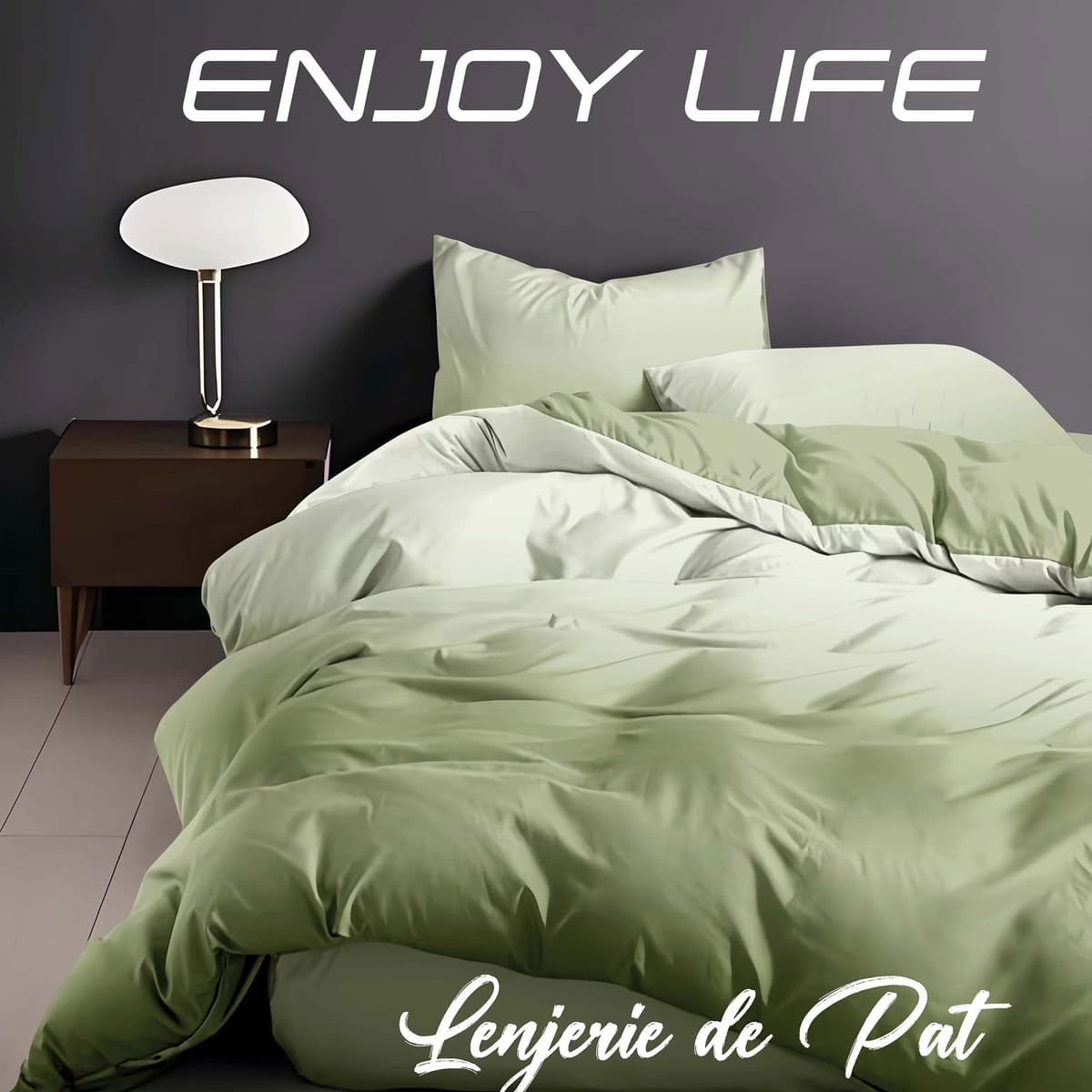 Lenjerie de pat Finet „Enjoy Life”