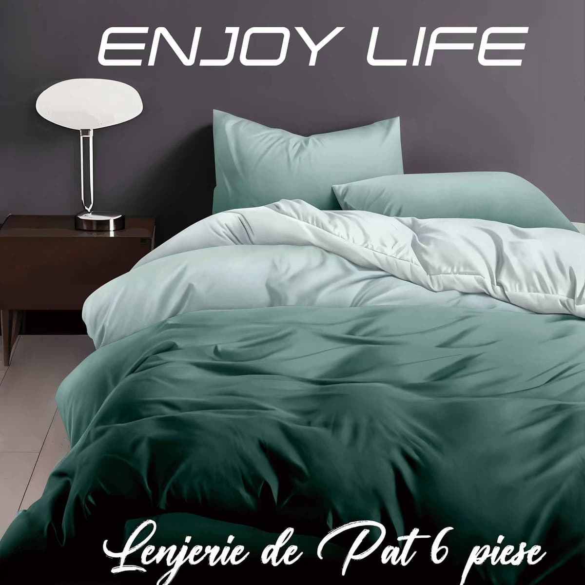 Lenjerie de pat Finet „Enjoy Life”