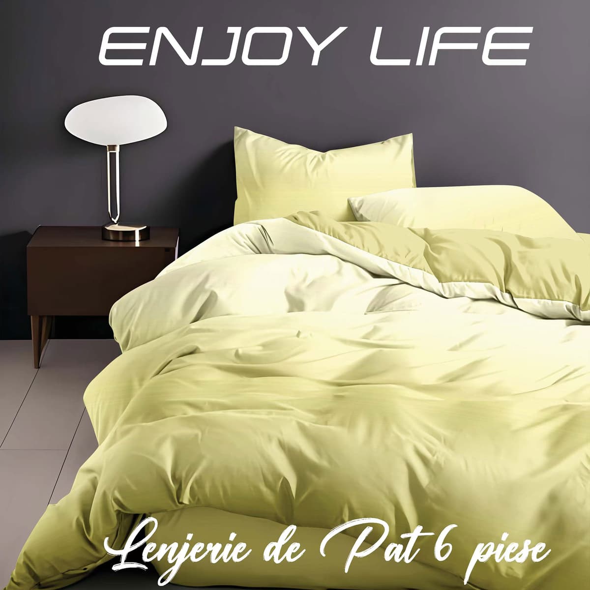 Lenjerie de pat Finet „Enjoy Life”