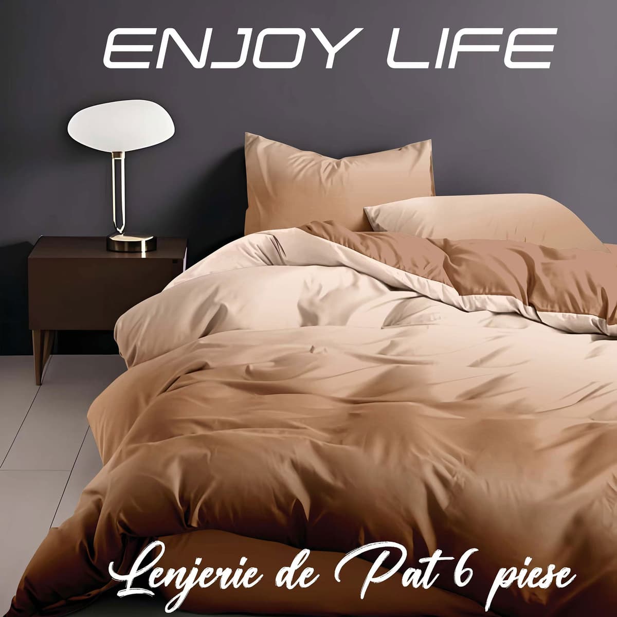 Lenjerie de pat Finet „Enjoy Life”