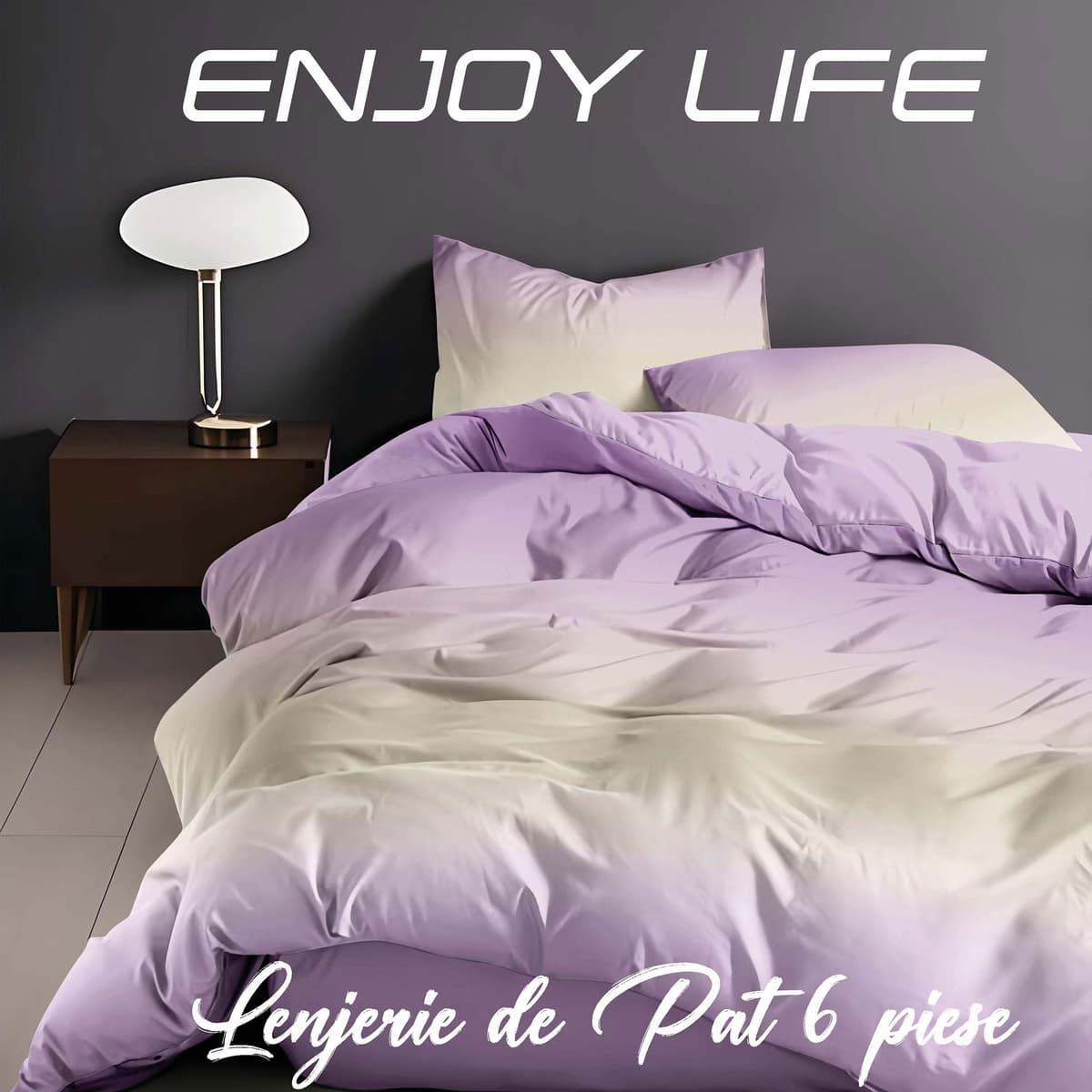 Lenjerie de pat Finet „Enjoy Life”