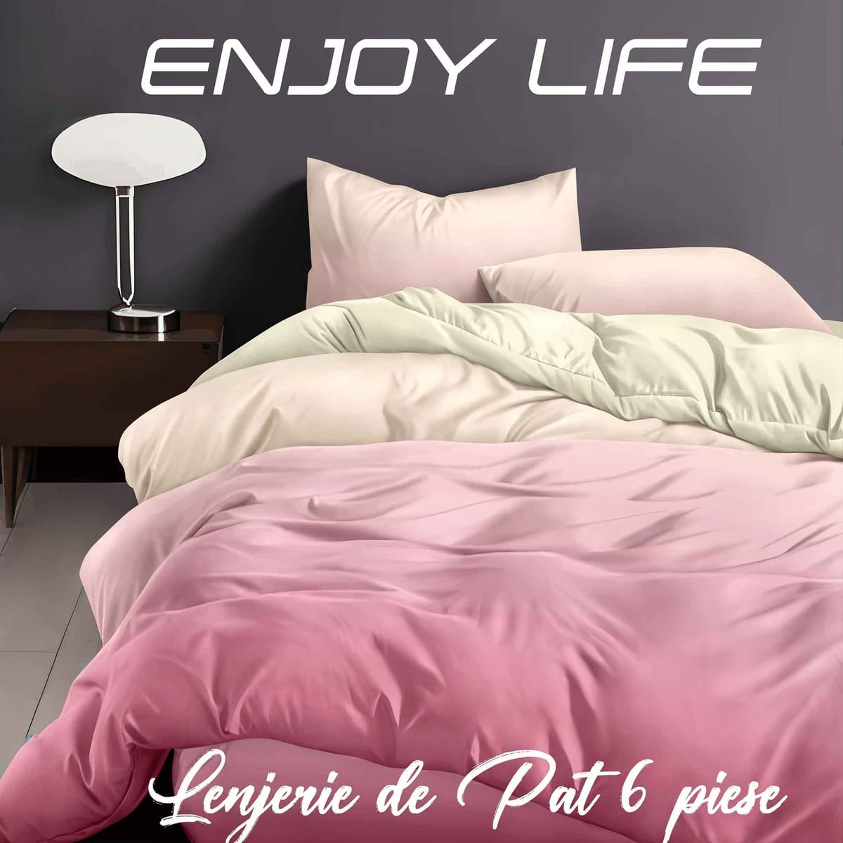 Lenjerie de pat Finet „Enjoy Life”
