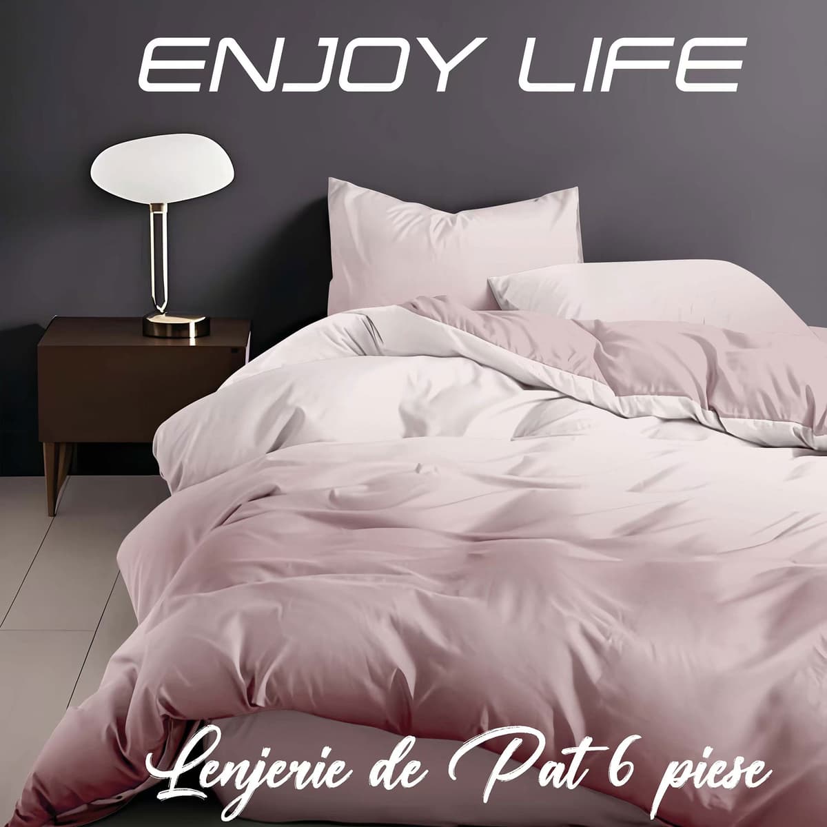 Lenjerie de pat Finet „Enjoy Life”
