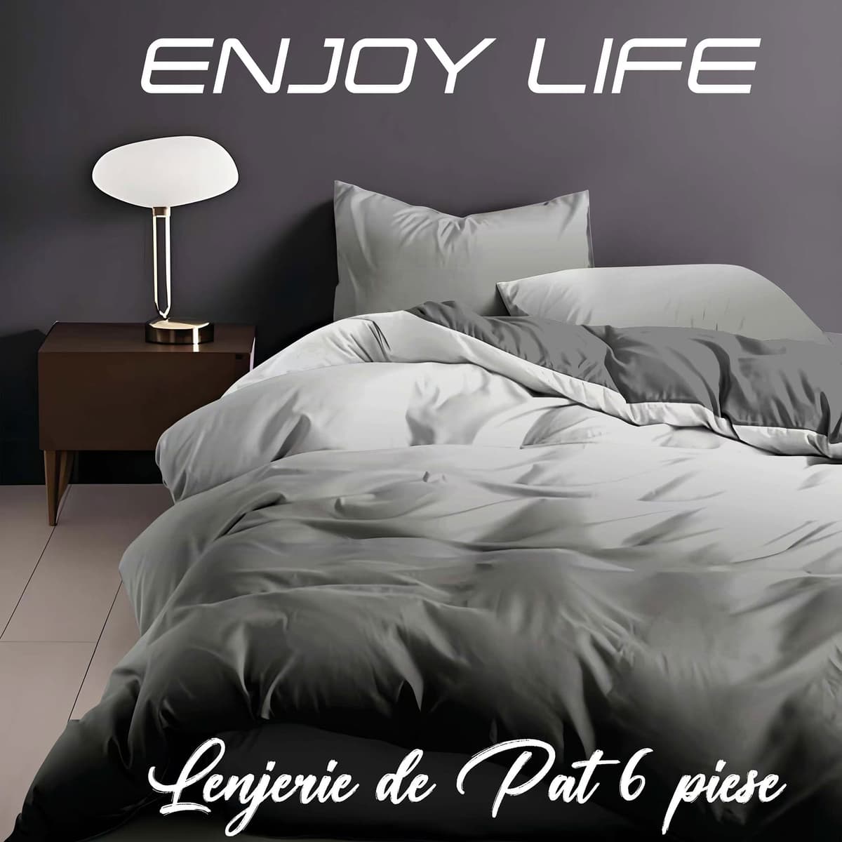 Lenjerie de pat Finet „Enjoy Life”