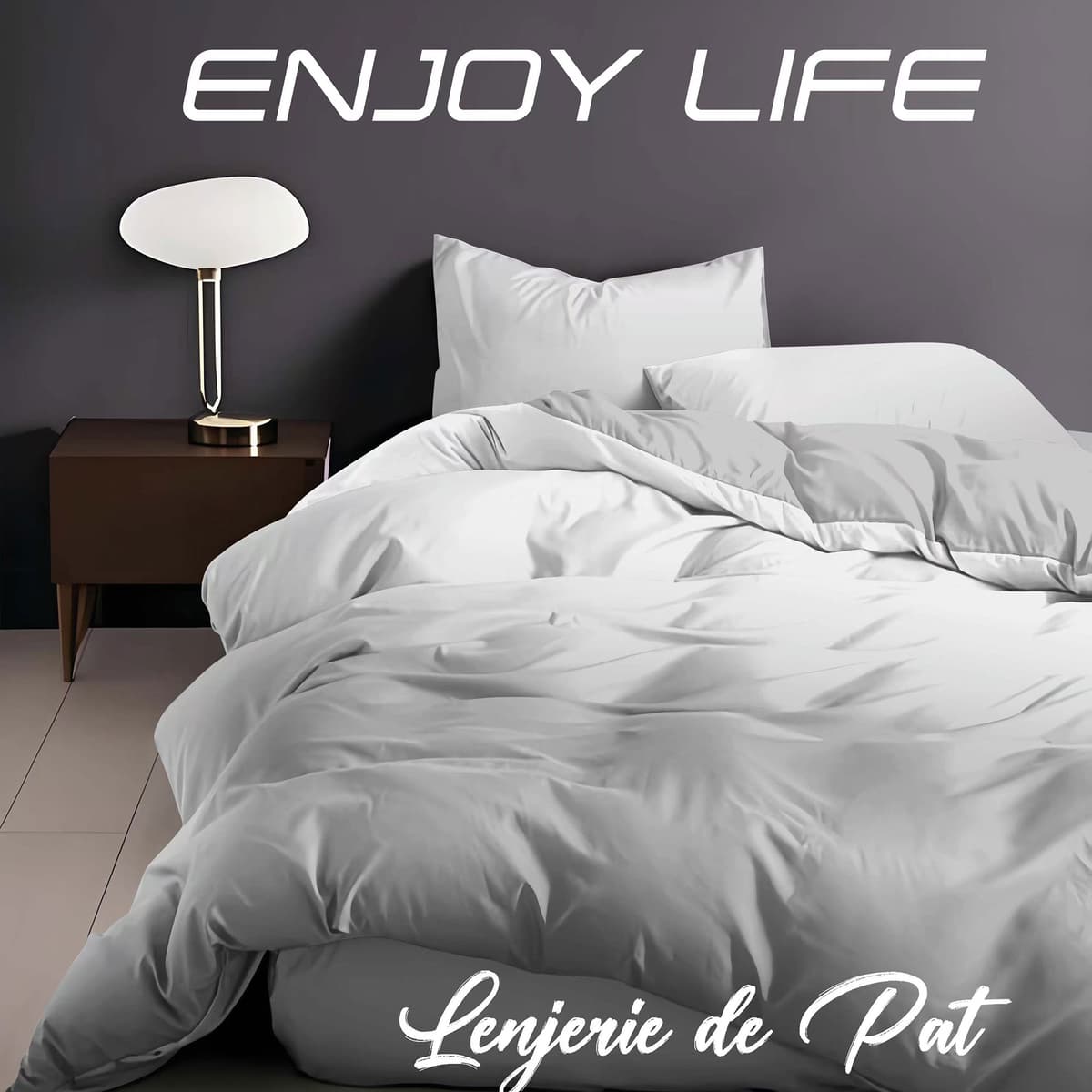Lenjerie de pat Finet „Enjoy Life”
