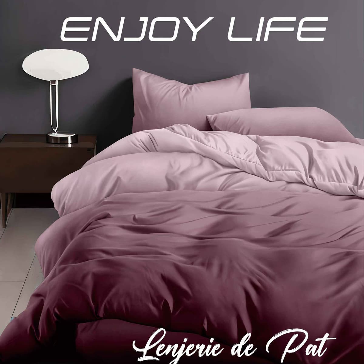 Lenjerie de pat Finet „Enjoy Life”