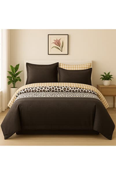 Bed linen animal print 6-piece set