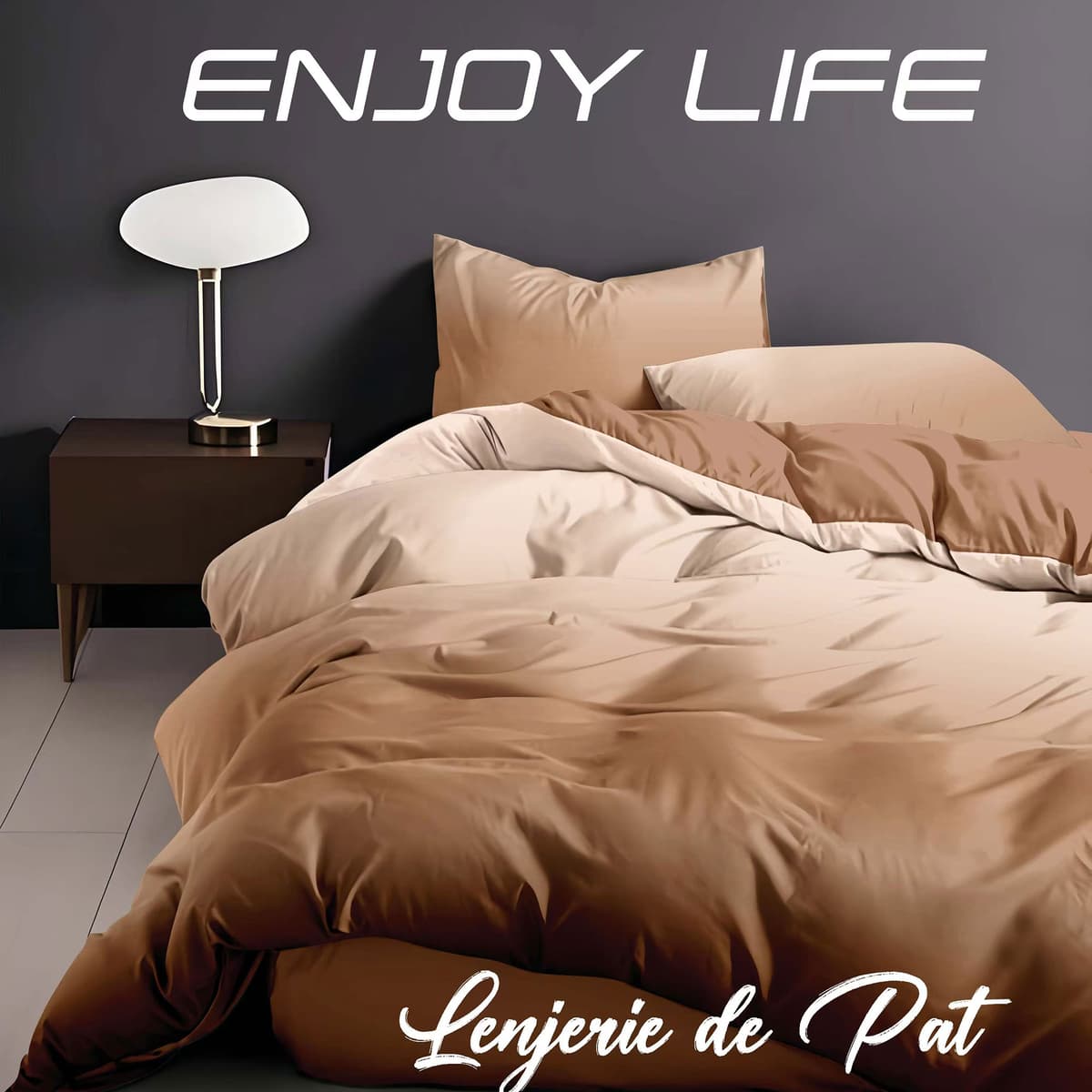 Lenjerie de pat Finet „Enjoy Life”