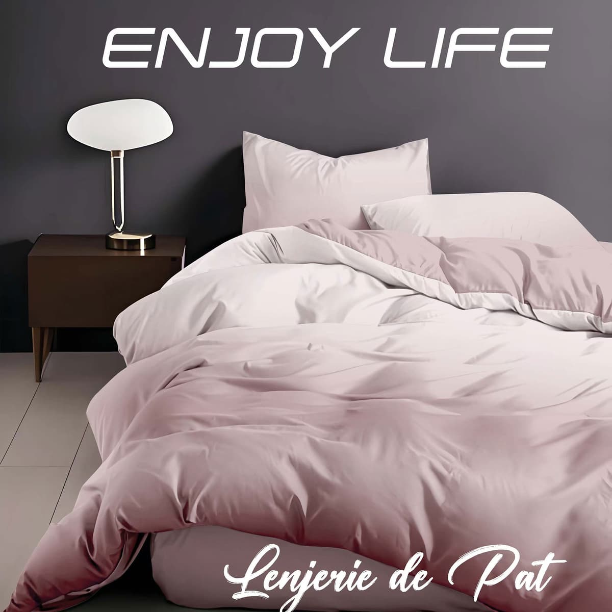 Lenjerie de pat Finet „Enjoy Life”