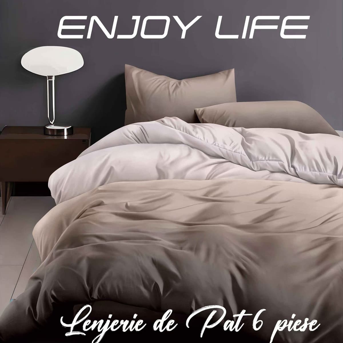 Lenjerie de pat Finet „Enjoy Life”