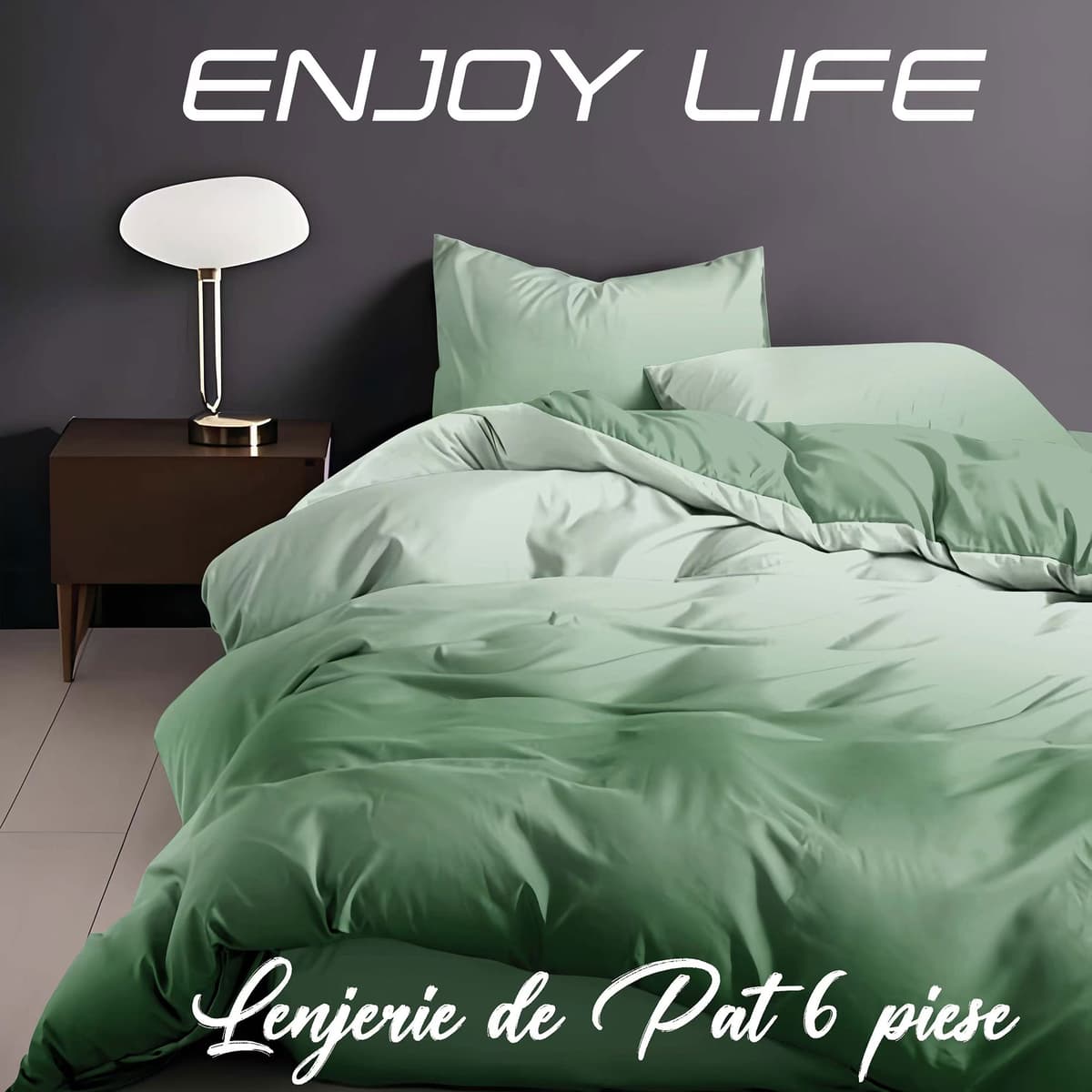 Lenjerie de pat Finet „Enjoy Life”