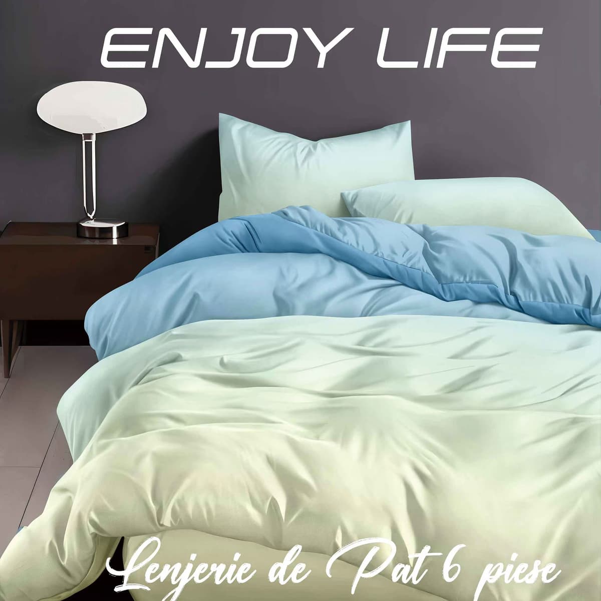 Lenjerie de pat Finet „Enjoy Life”