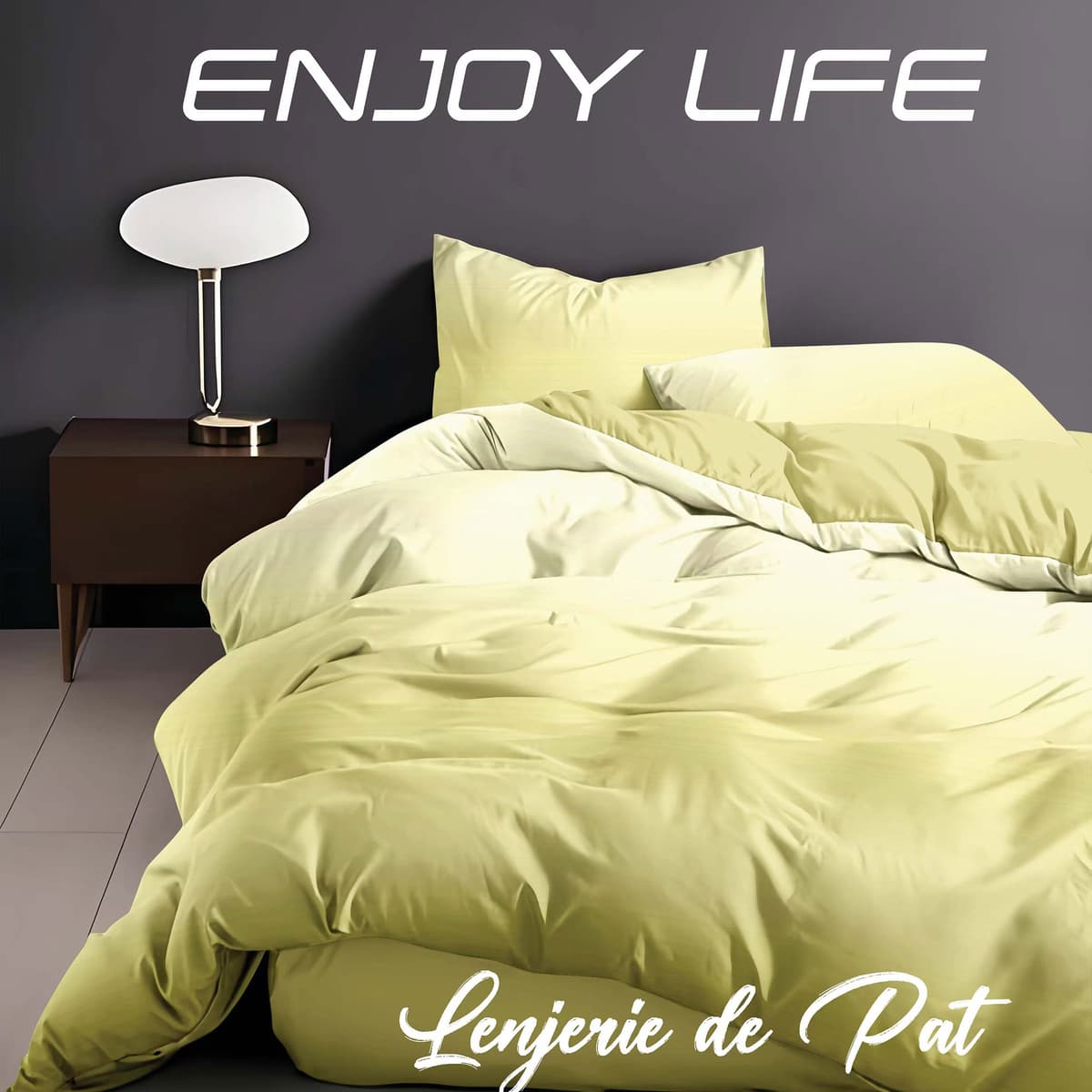 Lenjerie de pat Finet „Enjoy Life”