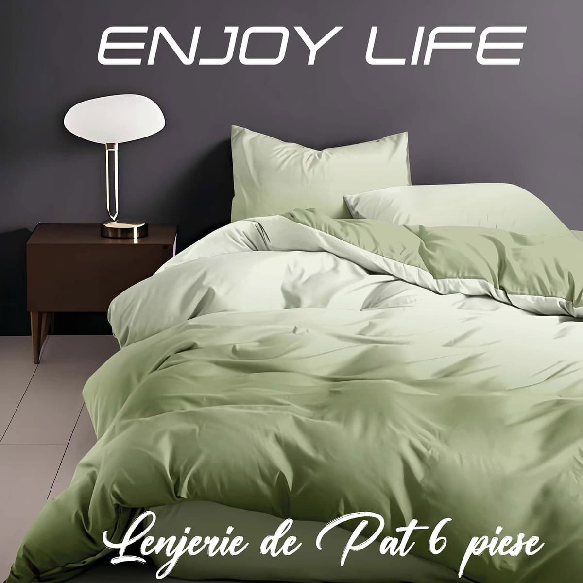 Lenjerie de pat Finet „Enjoy Life”