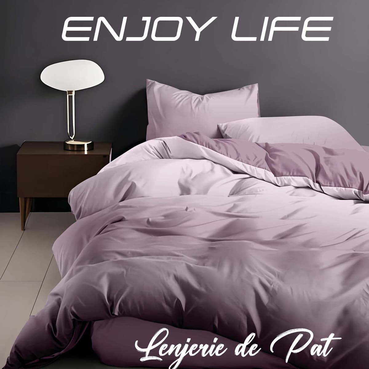 Lenjerie de pat Finet „Enjoy Life”