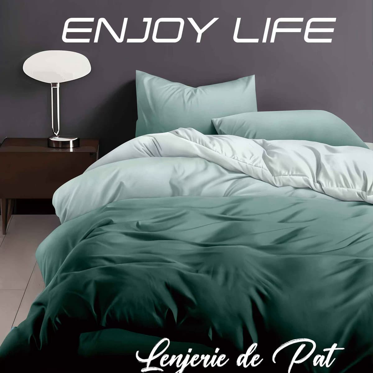 Lenjerie de pat Finet „Enjoy Life”