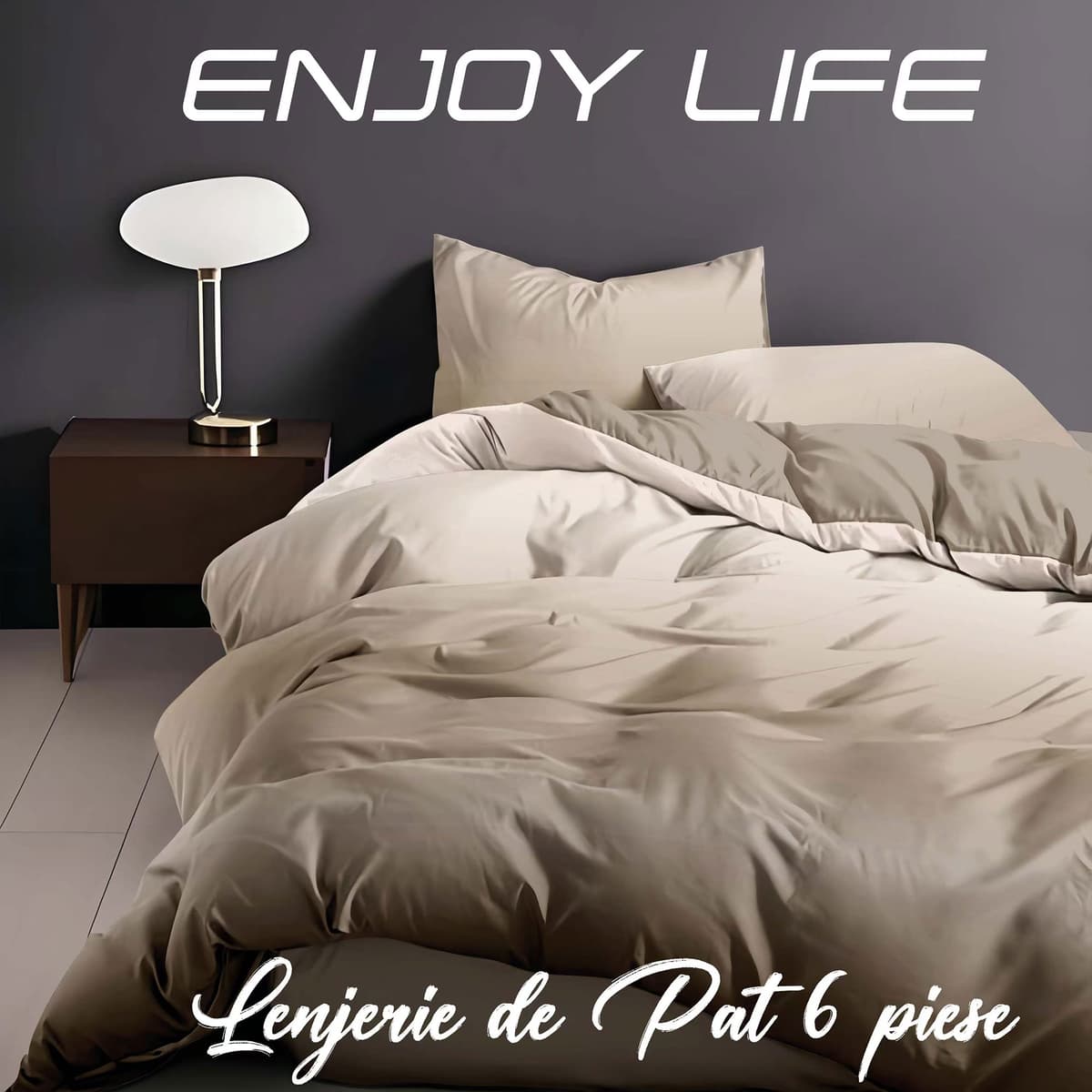 Lenjerie de pat Finet „Enjoy Life”