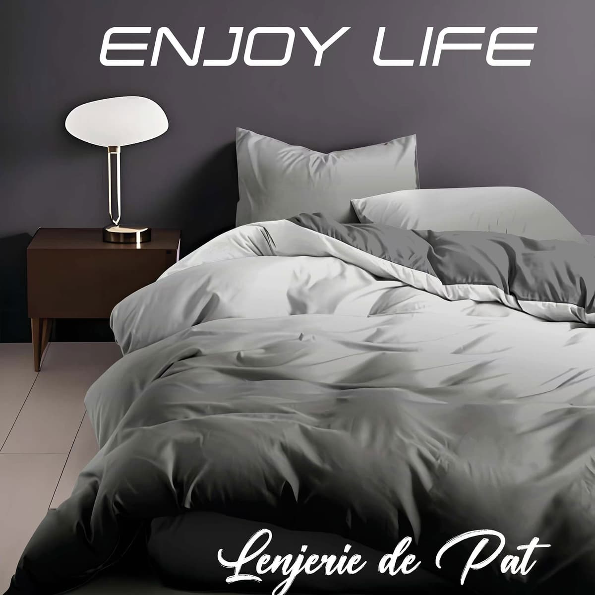 Lenjerie de pat Finet „Enjoy Life”
