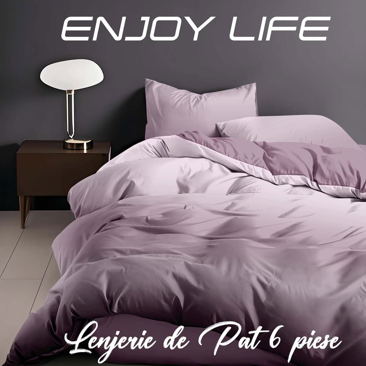 Lenjerie de pat Finet „Enjoy Life”