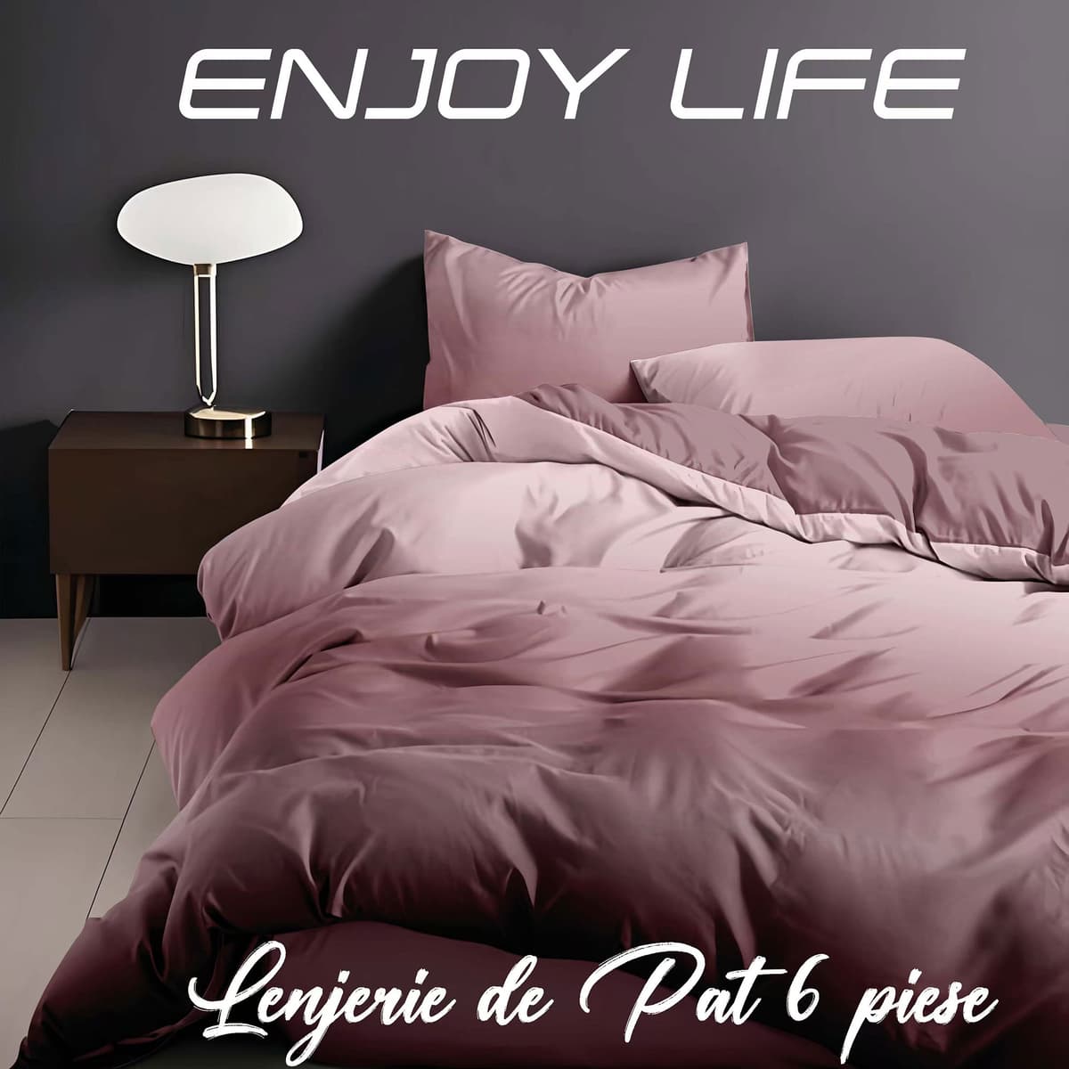 Lenjerie de pat Finet „Enjoy Life”