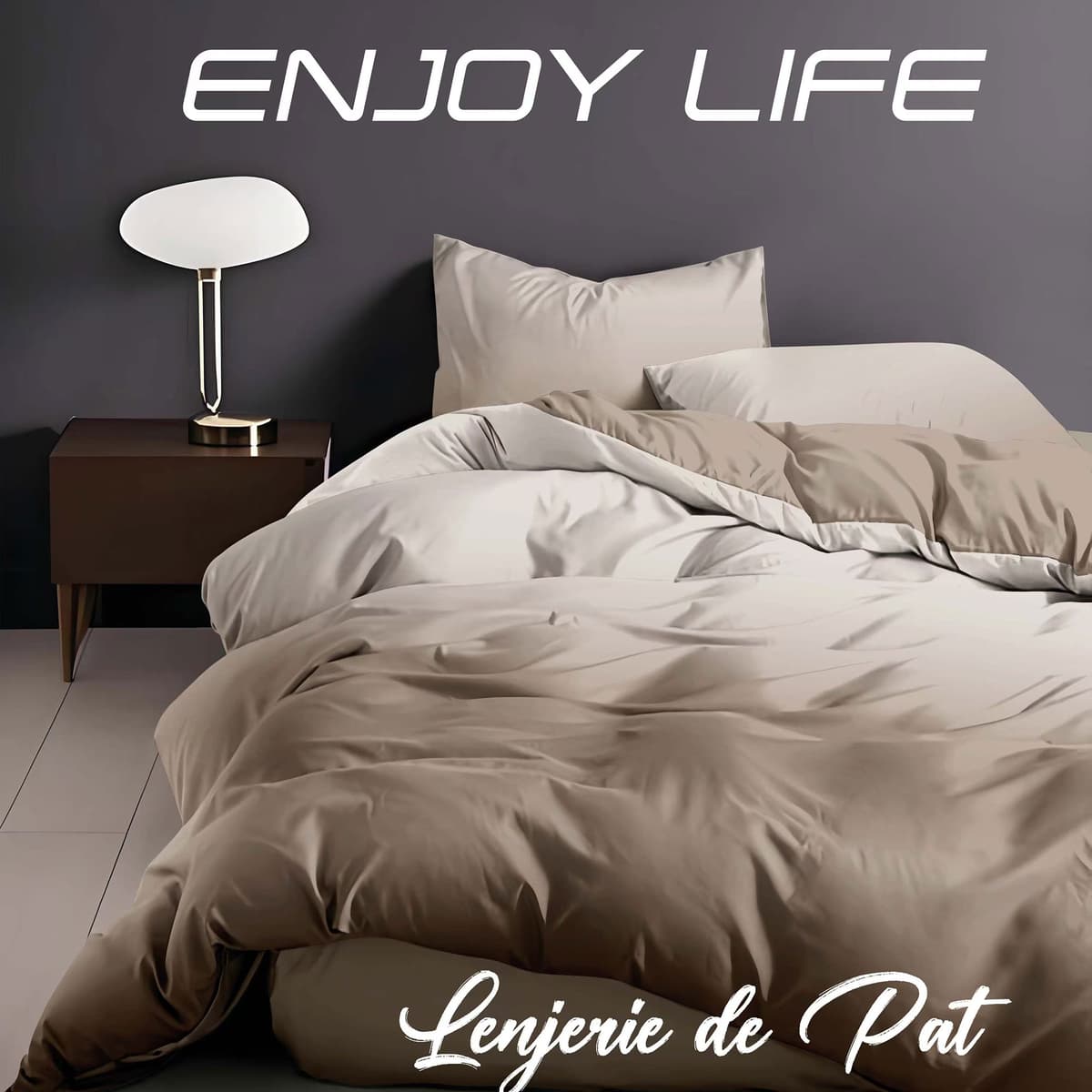 Lenjerie de pat Finet „Enjoy Life”
